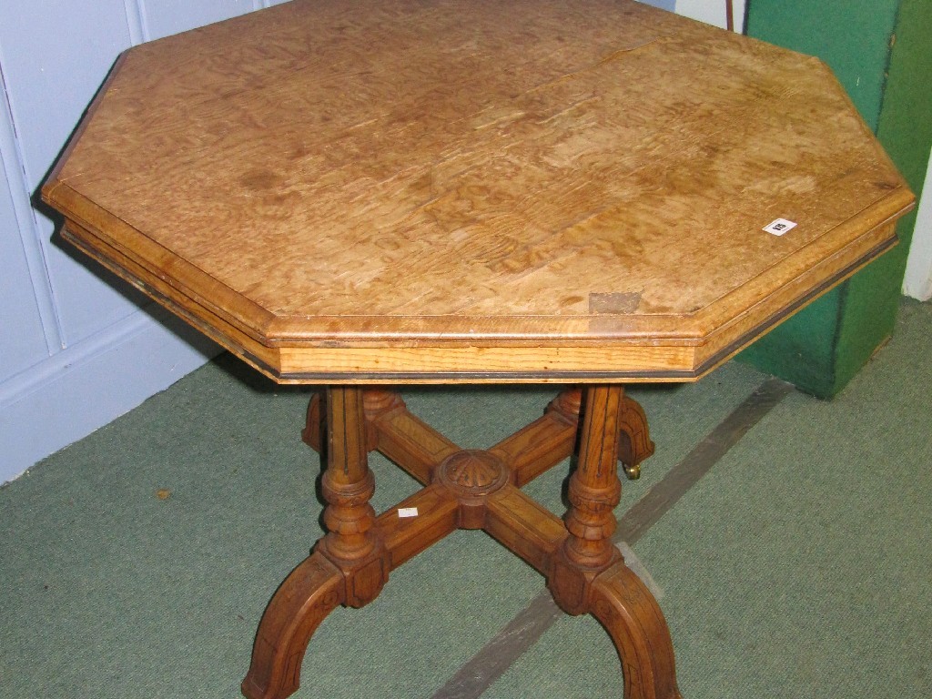 Appraisal: Pollard oak octagonal centre table