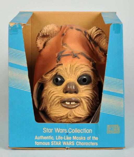 Appraisal: Star Wars Don Post Wicket Warrick Mask Description Includes original