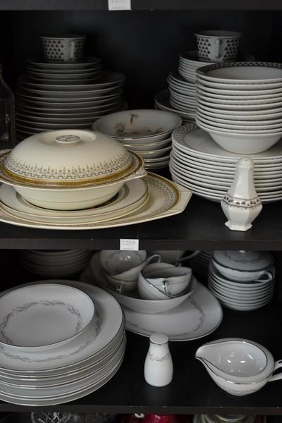 Appraisal: TWO SHELVES OF DINNER WARE INCL NORITAKE