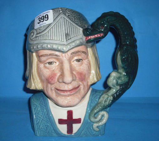 Appraisal: Royal Doulton large Character Jug St George D