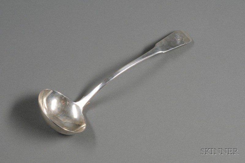 Appraisal: George IV Silver Soup Ladle Edinburgh Js and Wm Marshall