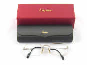 Appraisal: A pair of gilt framed Cartier spectacles prescription lenses in