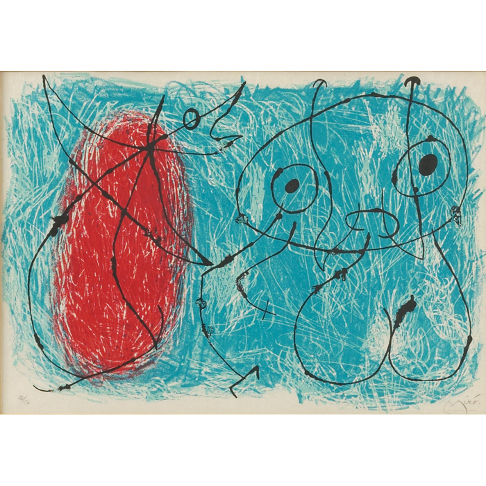 Appraisal: Joan Miro Spanish - Le Lezard aux Plumes d Or