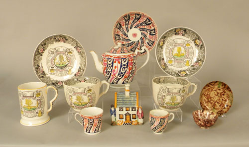 Appraisal: Miscellaneous pottery and porcelain tablewares