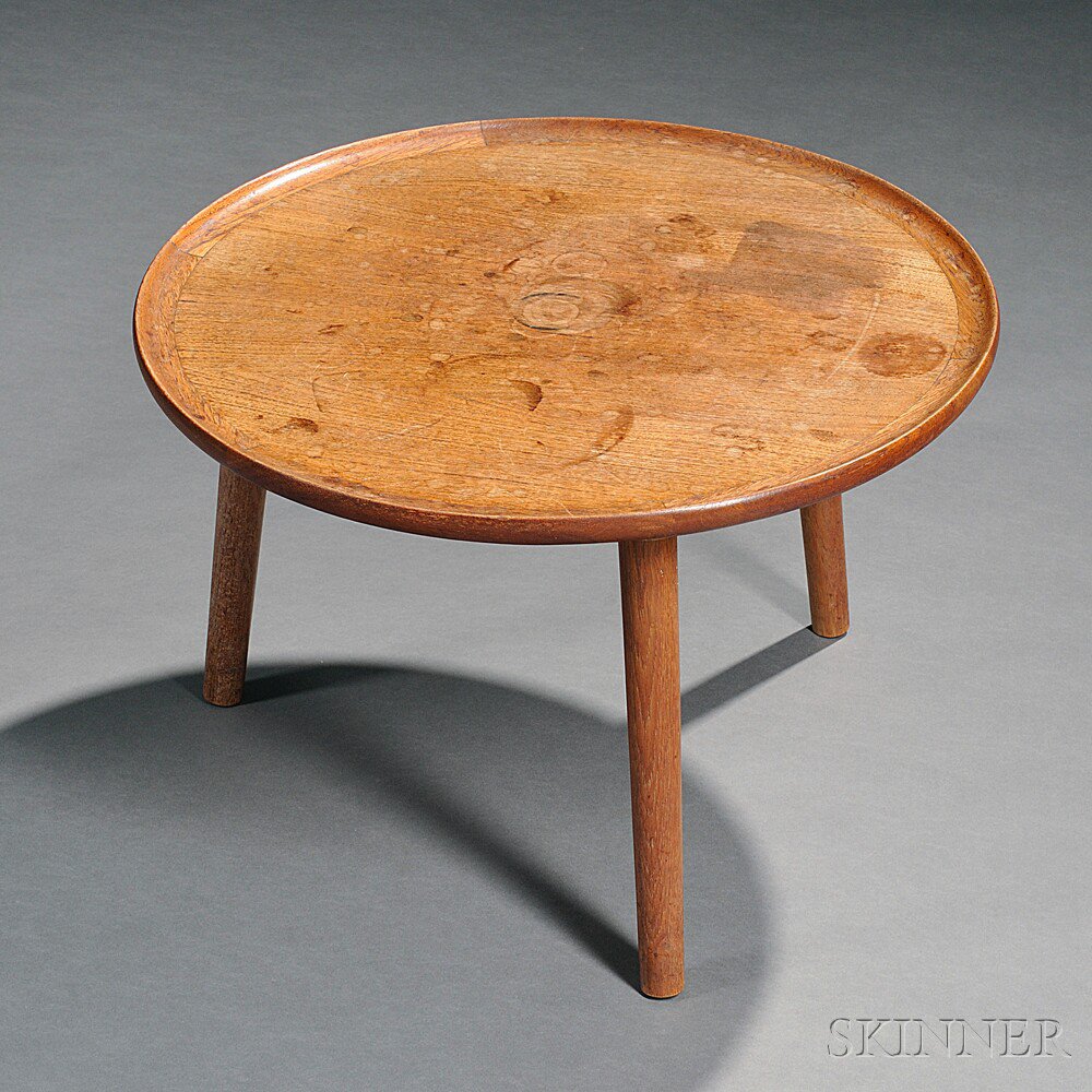 Appraisal: International Designers Group Occasional Table Teak Denmark mid- th century