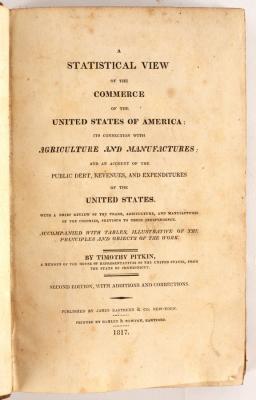 Appraisal: Pitkin T A A Statistical View of the Commerce of