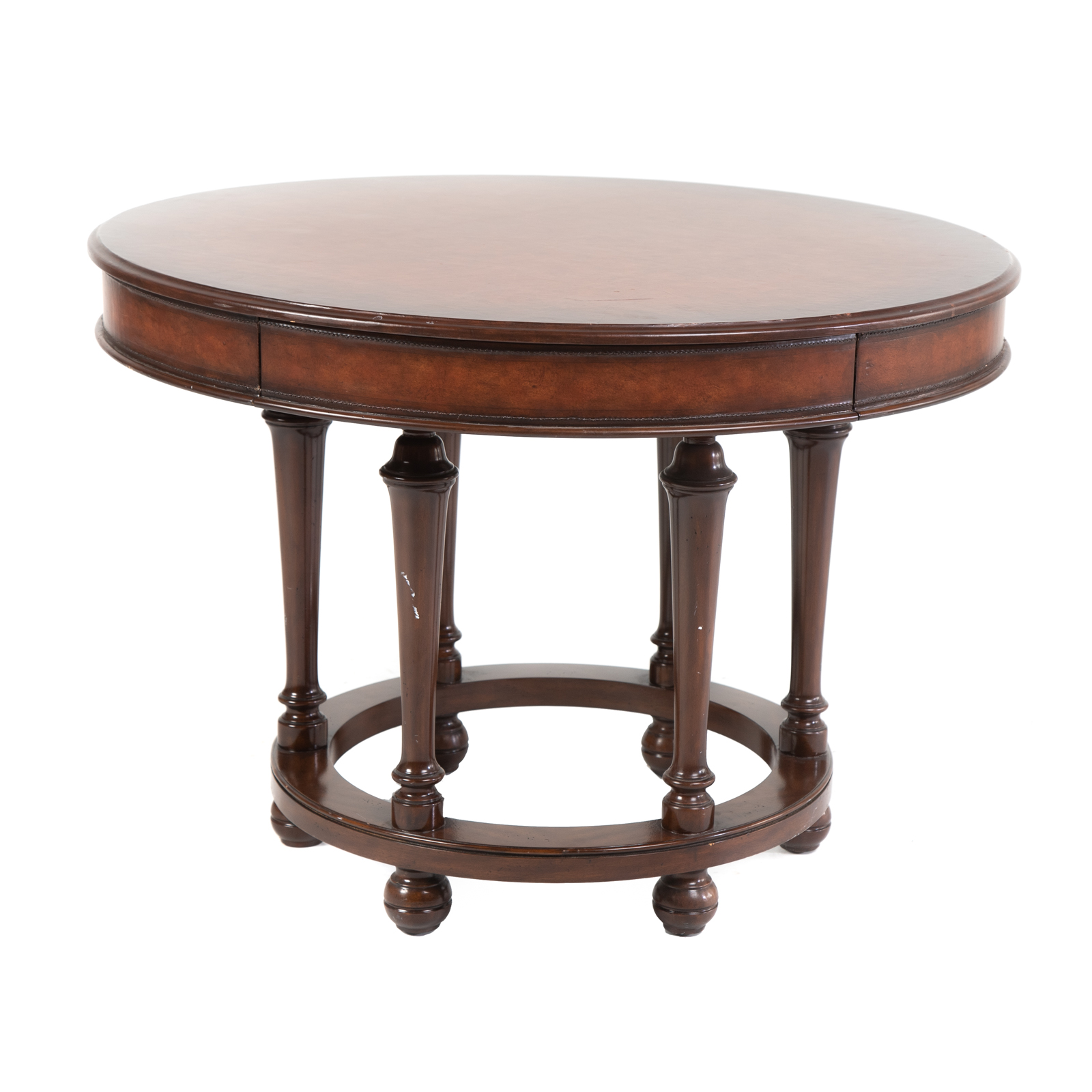 Appraisal: RALPH LAUREN POLO ROUND CENTER TABLE Late th century the