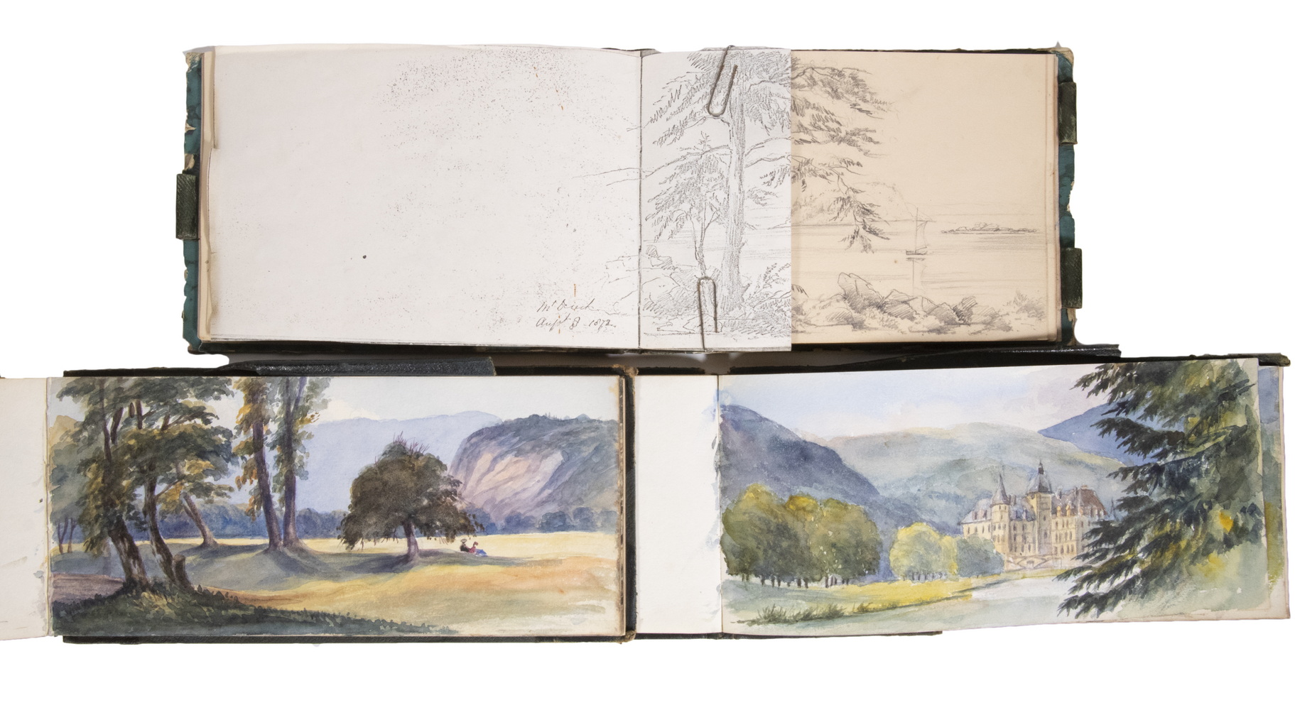 Appraisal: HENRY WAUGH IN ITALY UK - Sketchbooks of pencil sketches