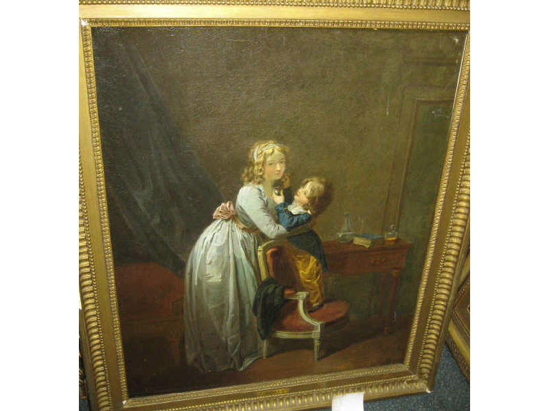 Appraisal: AFTER LOUIS LEOPOLD BOILLY FRENCH - Woman and child in