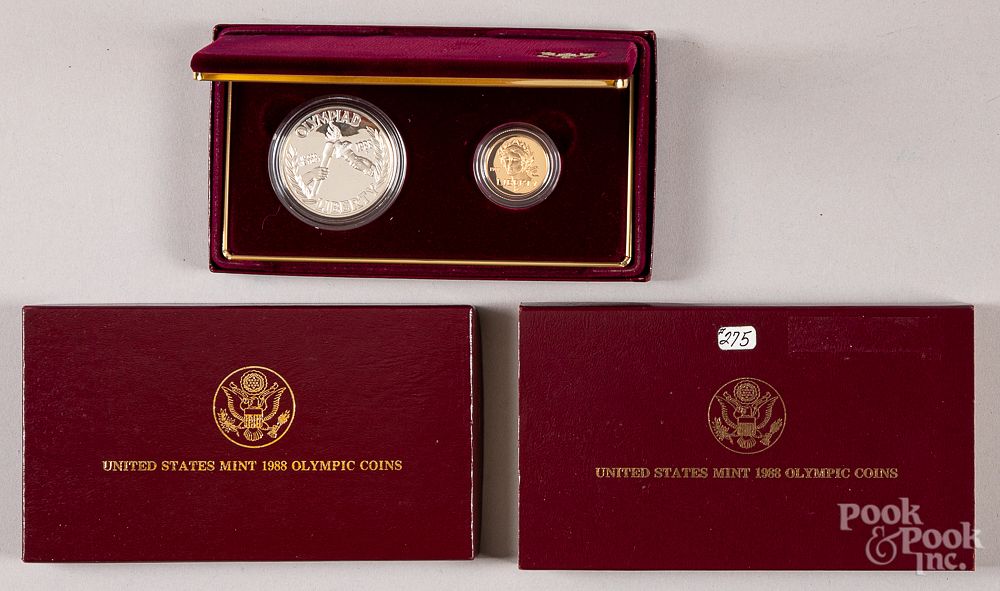 Appraisal: US Olympic coin set US Olympic coin set to include