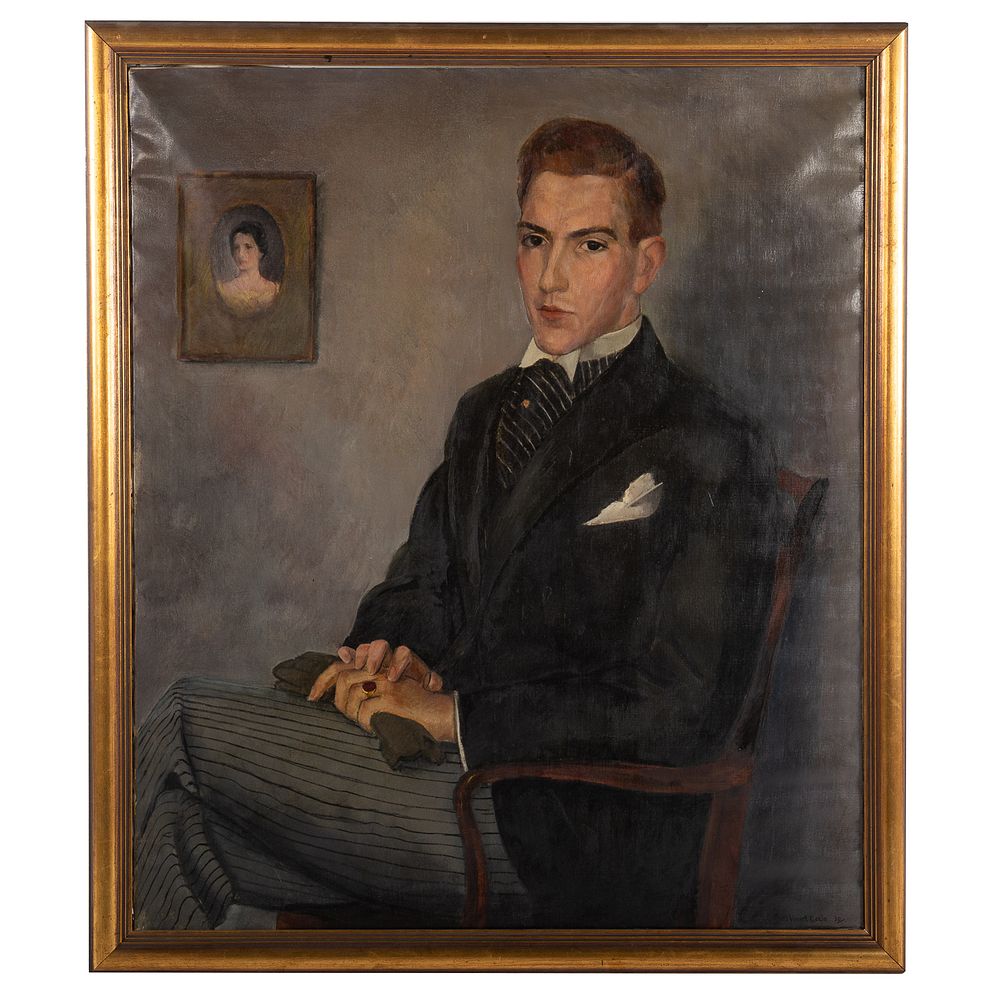 Appraisal: Donald Vincent Coale Portrait of Mr Sappington American - Portrait