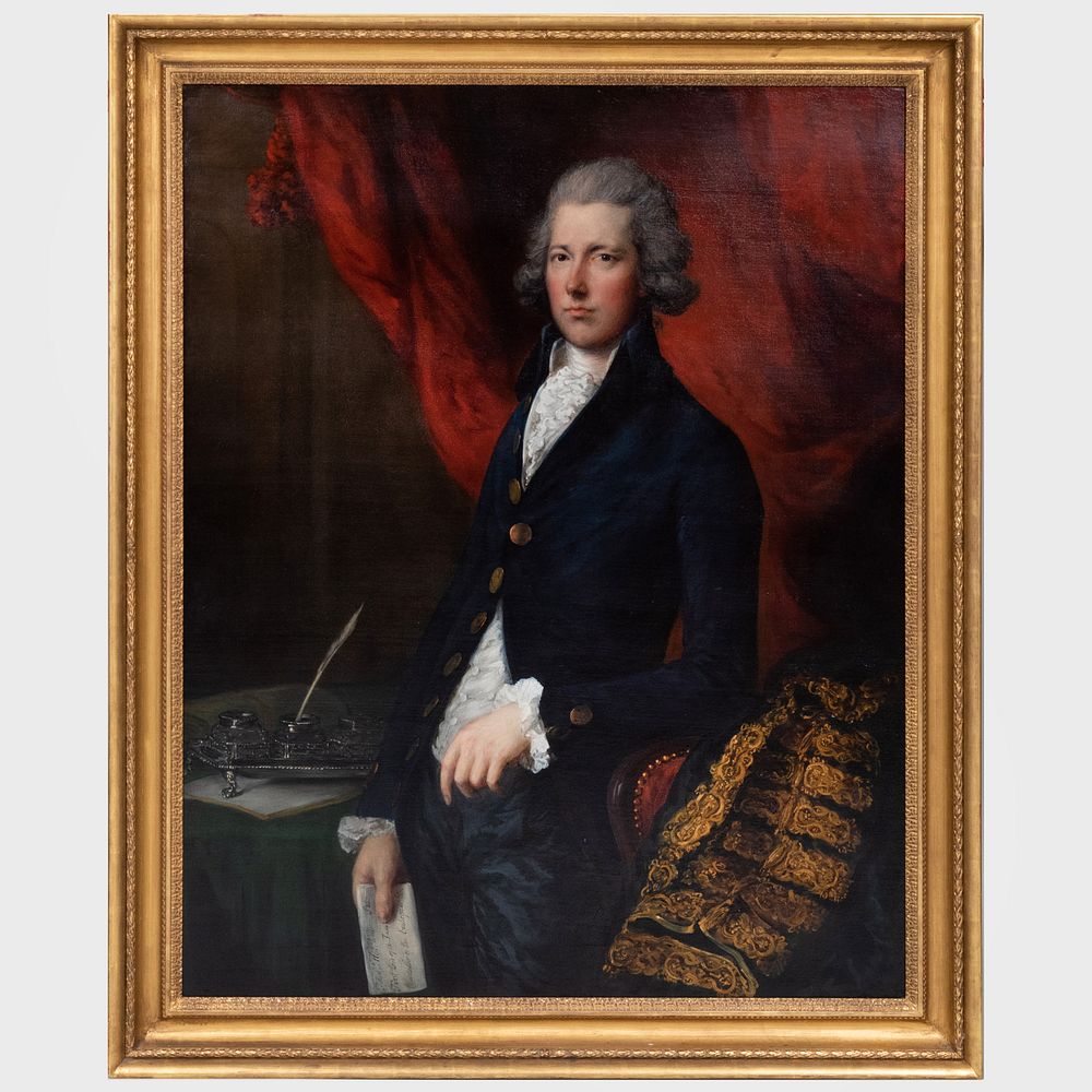 Appraisal: Attributed to Gainsborough Dupont c - The Right Honorable William