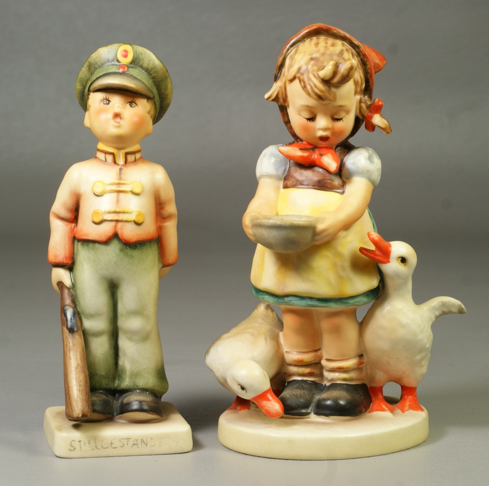 Appraisal: Goebel Hummel Figurines Be Patient No I TMK- Soldier Boy