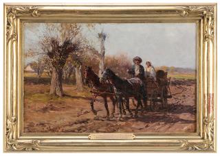 Appraisal: Fritz Ritter Van Der Venne German - Hungarian Peasants signed