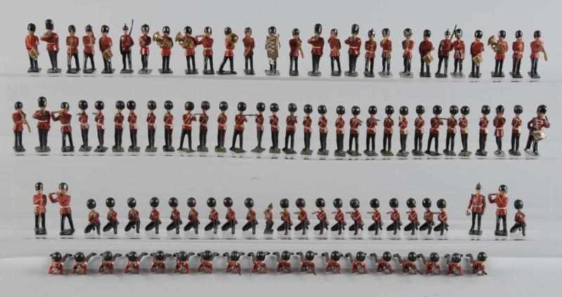 Appraisal: Approx Britains Soldiers Band Members Description Metal Vintage Some chipping