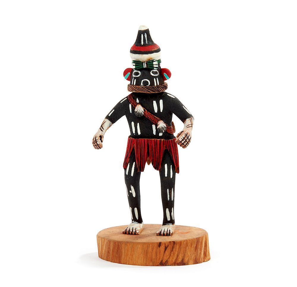 Appraisal: Hopi Twin Warrior God Kachina Paluna Hoya Earl Arthur Hopi