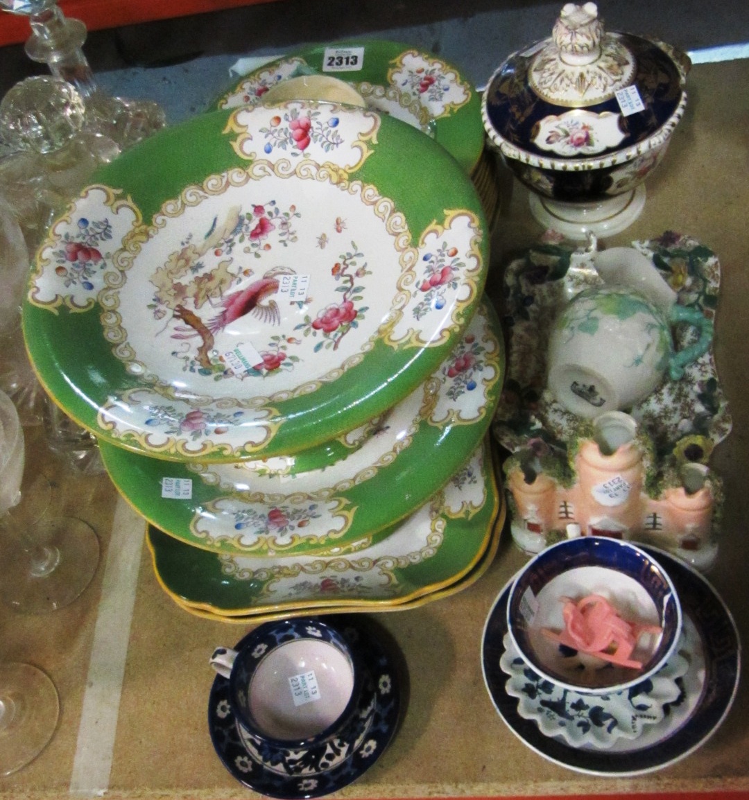 Appraisal: A quantity of Minton plates a cake stand and a