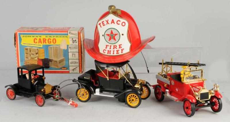 Appraisal: Lot of Miscellaneous Plastic Cars Accessories Description Includes vintage Texaco