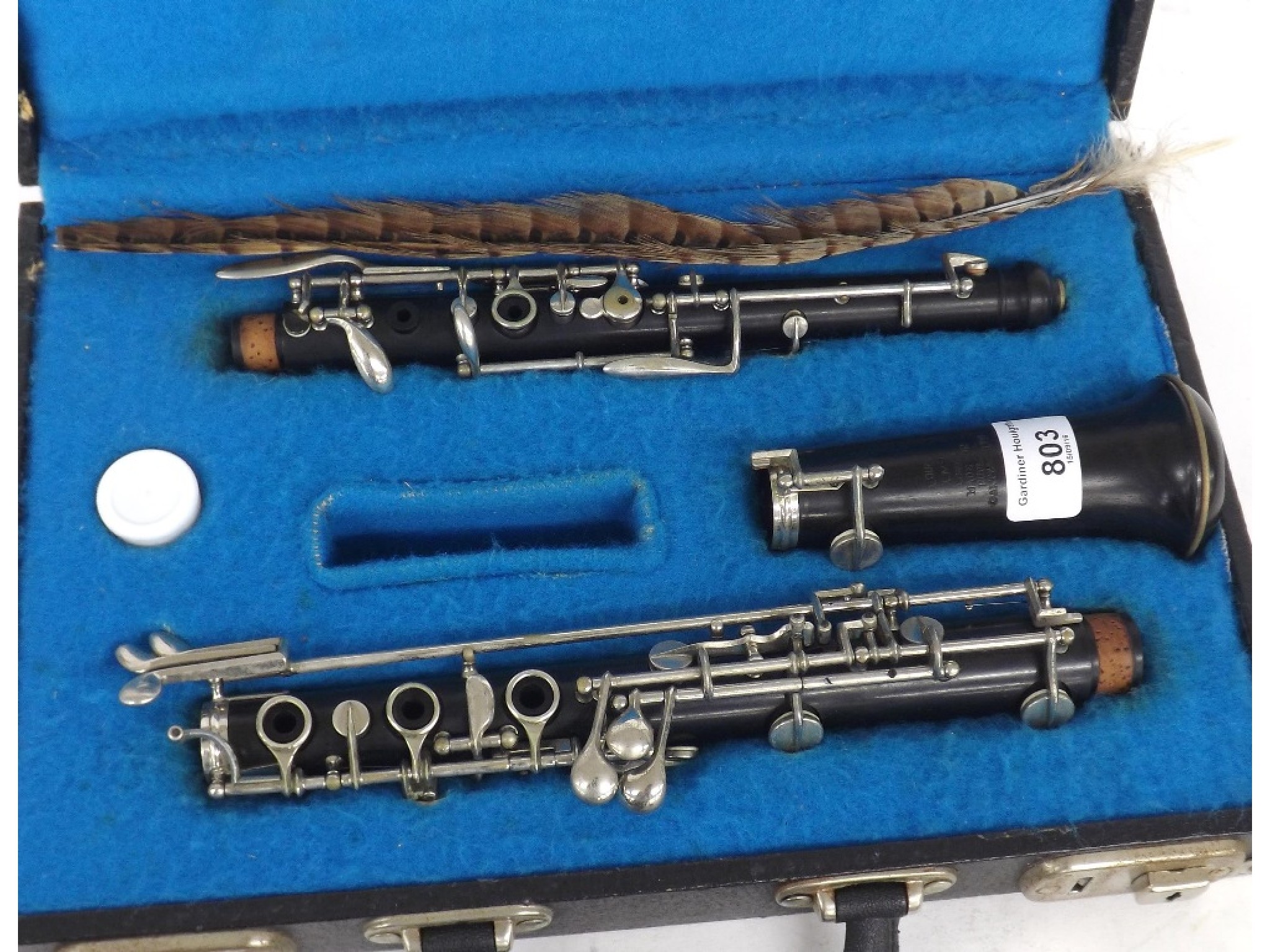 Appraisal: Louis LM oboe made for Rudall Carte Co Limited no