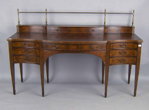 Appraisal: Hepplewhite style sideboard probably Baker h w