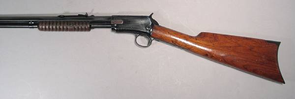 Appraisal: A Winchester Model slide action rifle Serial no for caliber