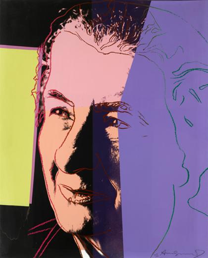 Appraisal: ANDY WARHOL american - GOLDA MEIR from ten portraits of