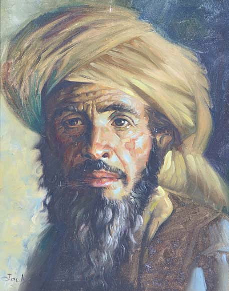 Appraisal: A LATE TH CENTURY SCHOOL PORTRAIT of an Arabic gentleman