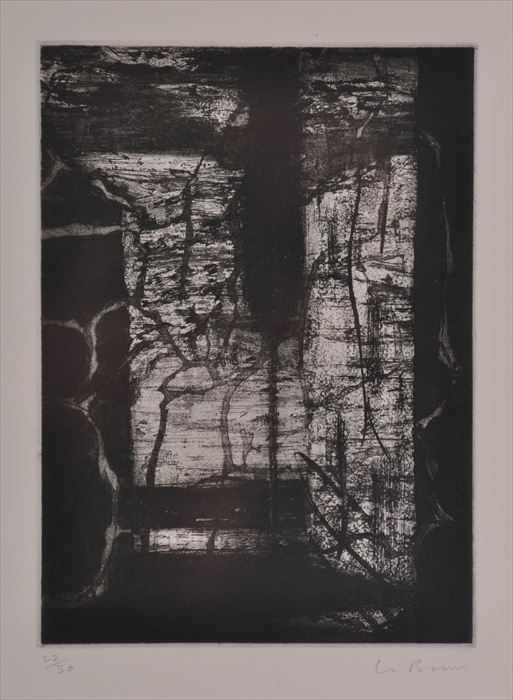 Appraisal: CHRISTOPHER LE BRUN b UNTITLED Etching x in image sight