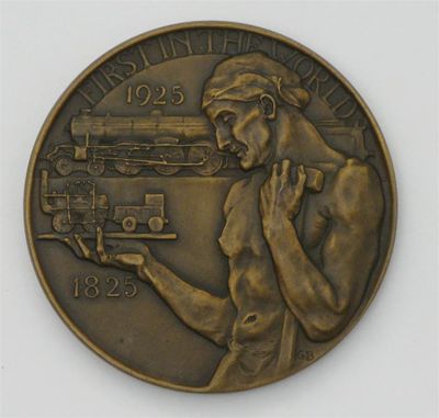 Appraisal: First in the World' a centennial commemorative bronze medal cast