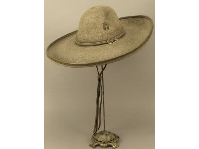 Appraisal: Good early Sombrero hat with original label in hat band