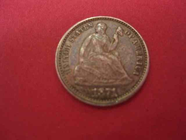 Appraisal: U S Half Dime seated liberty A U