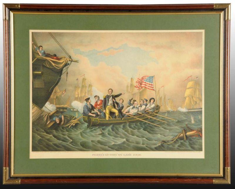 Appraisal: Kurz Allison Litho Perry's Victory Lake Erie Description Circa s