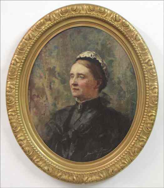 Appraisal: HENRIETTA RAE BRITISH - PORTRAIT OF A WOMAN Oil on