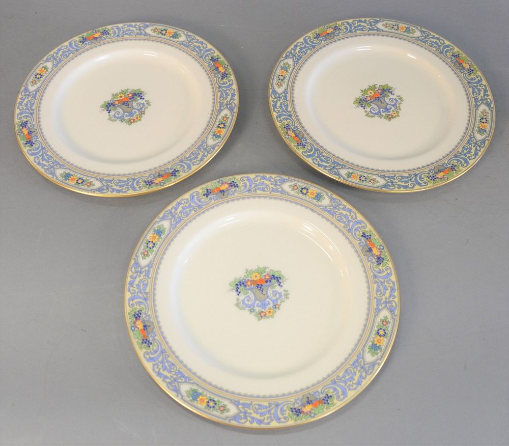 Appraisal: Set of twelve Lenox plates Autumn pattern each marked to