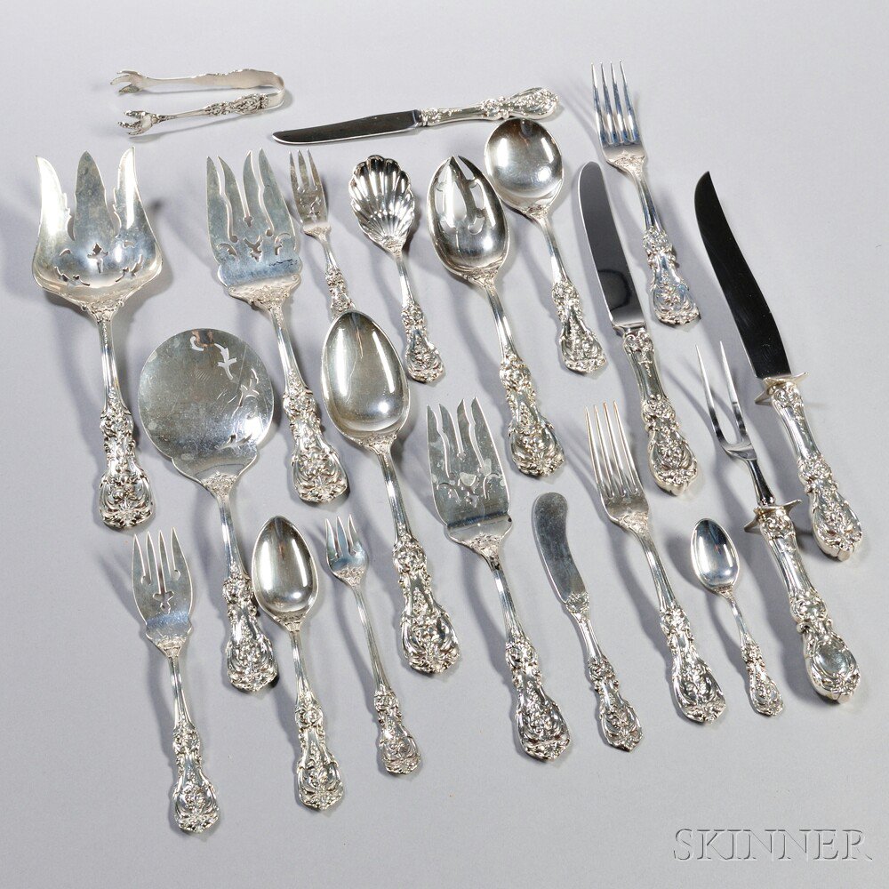 Appraisal: Reed Barton Francis I Pattern Sterling Silver Flatware th century