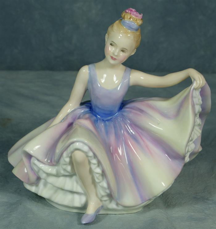 Appraisal: Royal Doulton figurine HN Dancing Years no damage tall Estimate