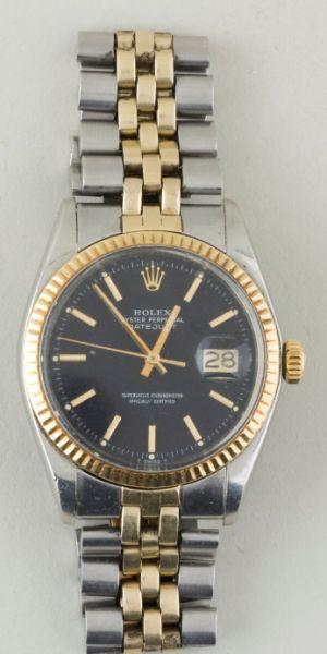 Appraisal: Men's Rolex Watch Oyster Perpetual JustDate with stainless steel bracelet