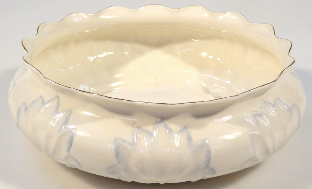 Appraisal: A Belleek Fine Parian china Collectors Society Nairn salad bowl