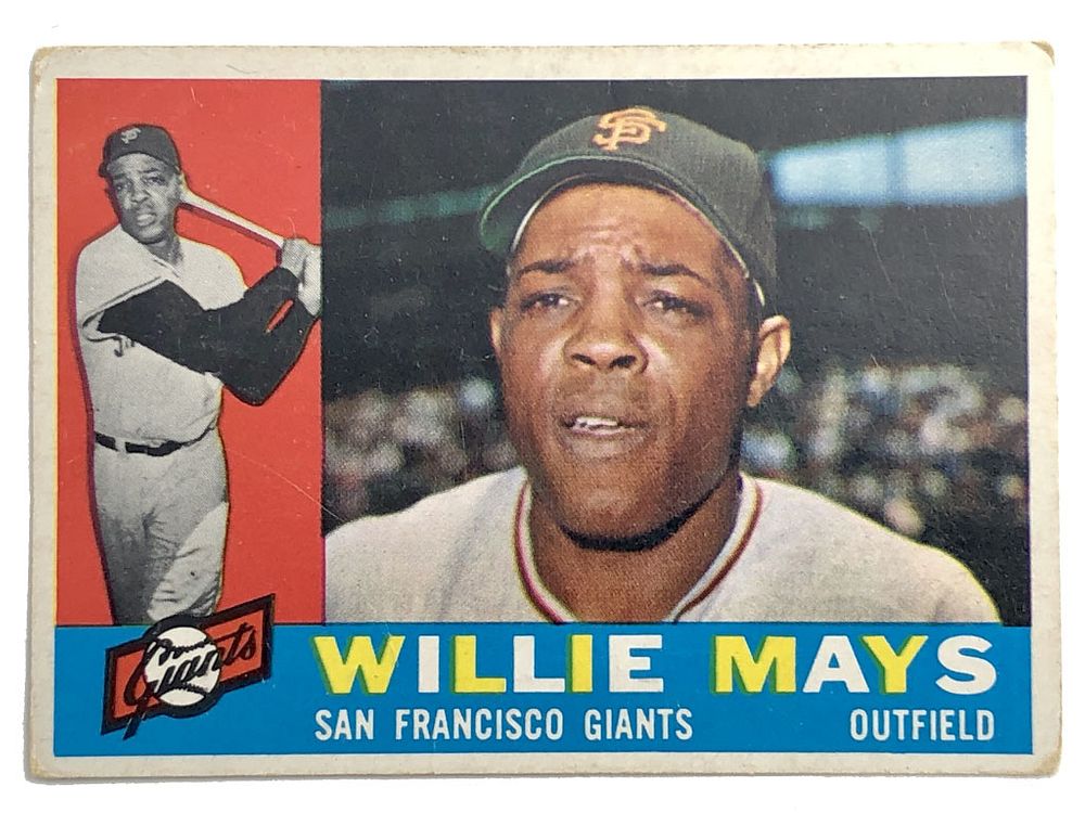 Appraisal: Willie Mays Topps Baseball Card Nice color and centering