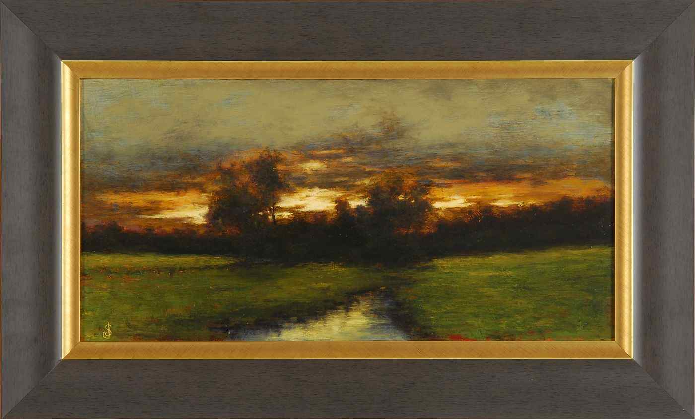 Appraisal: JOSEPH W SOSNOWSKIAmerican ContemporaryDusk'' Monogrammed lower left ''JS'' Signed and