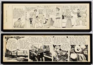 Appraisal: Comic Strips Caniff Branner st item Milton Caniff OH IL