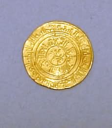 Appraisal: Gold dinar from Egypt under Fatimid rule of Al-Amir -