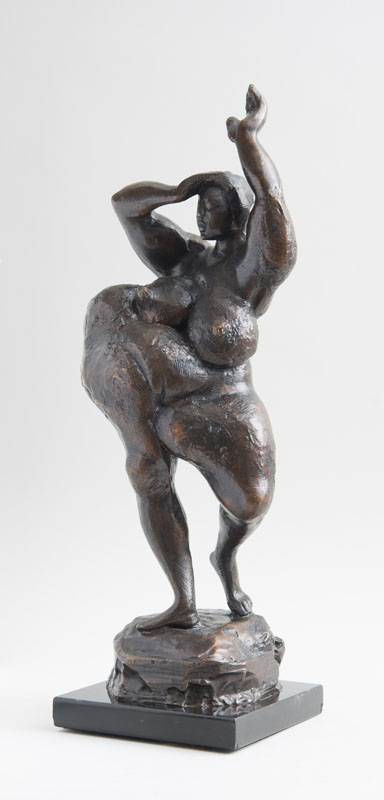 Appraisal: GASTON LACHAISE - BURLESQUE Bronze cast in with the 'Lachaise