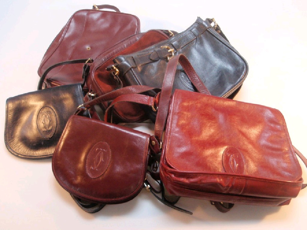 Appraisal: A quantity of handbags marked Cartier