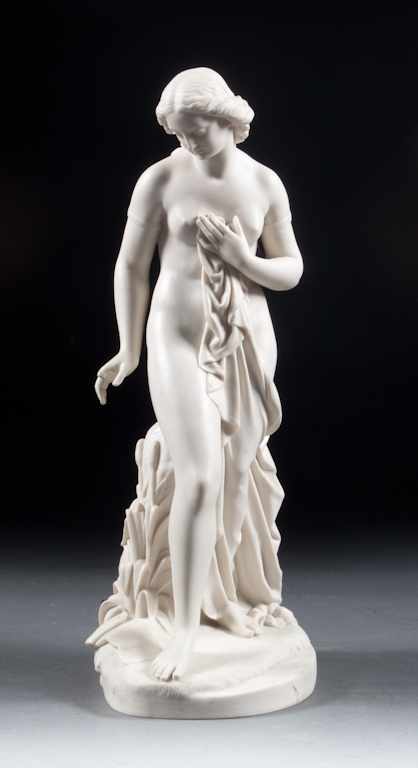 Appraisal: Copeland parian figure ''Musidora'' dated modeled as classical nude female