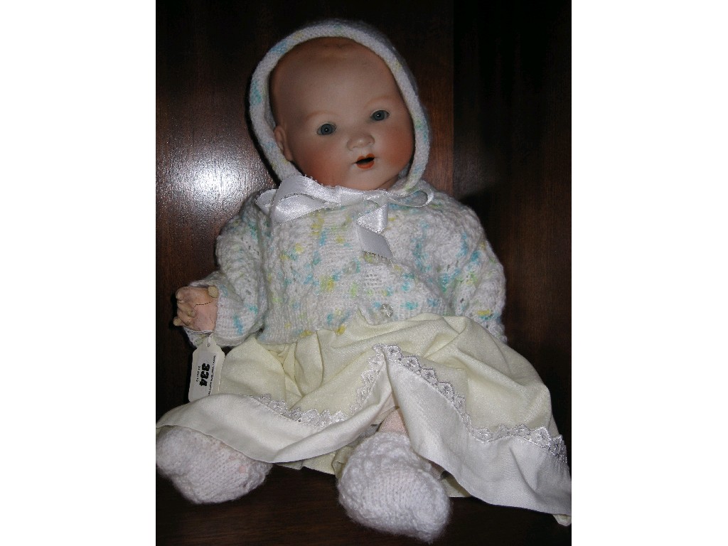 Appraisal: Bisque headed doll by Armand Marseille