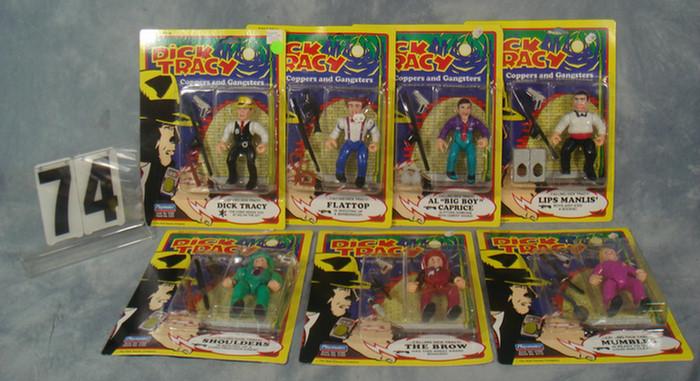 Appraisal: Dick Tracy Action Figures lot set of all mint on