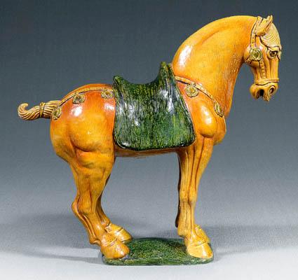 Appraisal: Italian ceramic horse th century x - x in Good