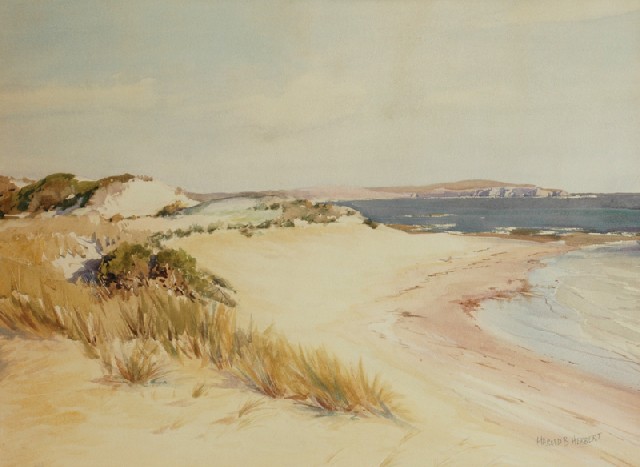 Appraisal: Harold Brocklebank Herbert - Seascape watercolour signed 'Harold B Herbert'