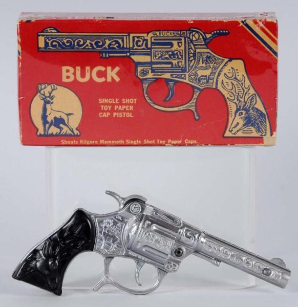 Appraisal: Kilgore Buck Cap Gun Description Includes box Toy Near Mint